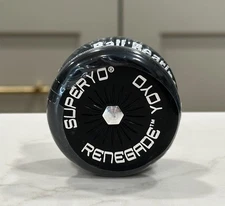 Vintage SuperYO Renegade Black YoYo. Ball Bearing Axle System, Made USA. New