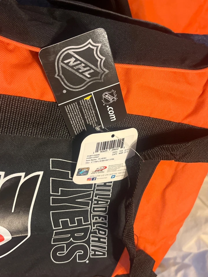 Bolsa de lona esencial para deportes de hockey NHL Philadelphia Flyers Foto 3 de 4
