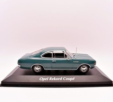 Modellino auto scala 1:43 Opel rekord coupe Maxichamps diecast modellismo RARE