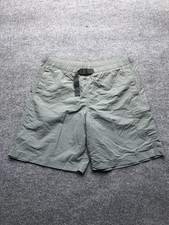 Columbia Shorts Mens Large Green Omni-Shade Mesh Lined Belted Hiking Fishing