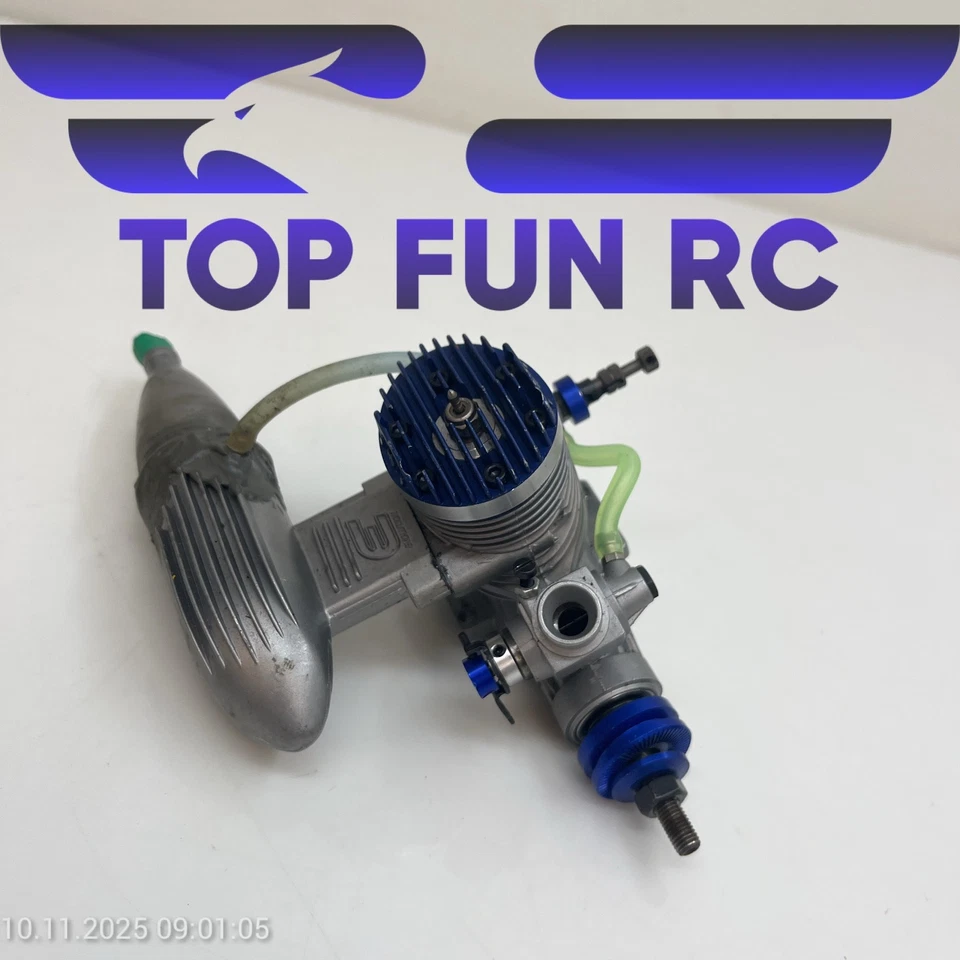 EVOLUTION ENGINES .46NX GLOW 2-STROKE AIRPLANE ENGINE W/ MUFFLER  - Image 4 of 4