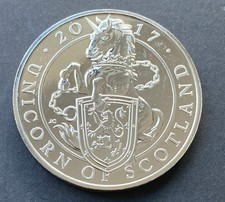 Royal Mint 2017 Unicorn Of Scotland  &pound;5 Coin - Brilliant Uncirculated