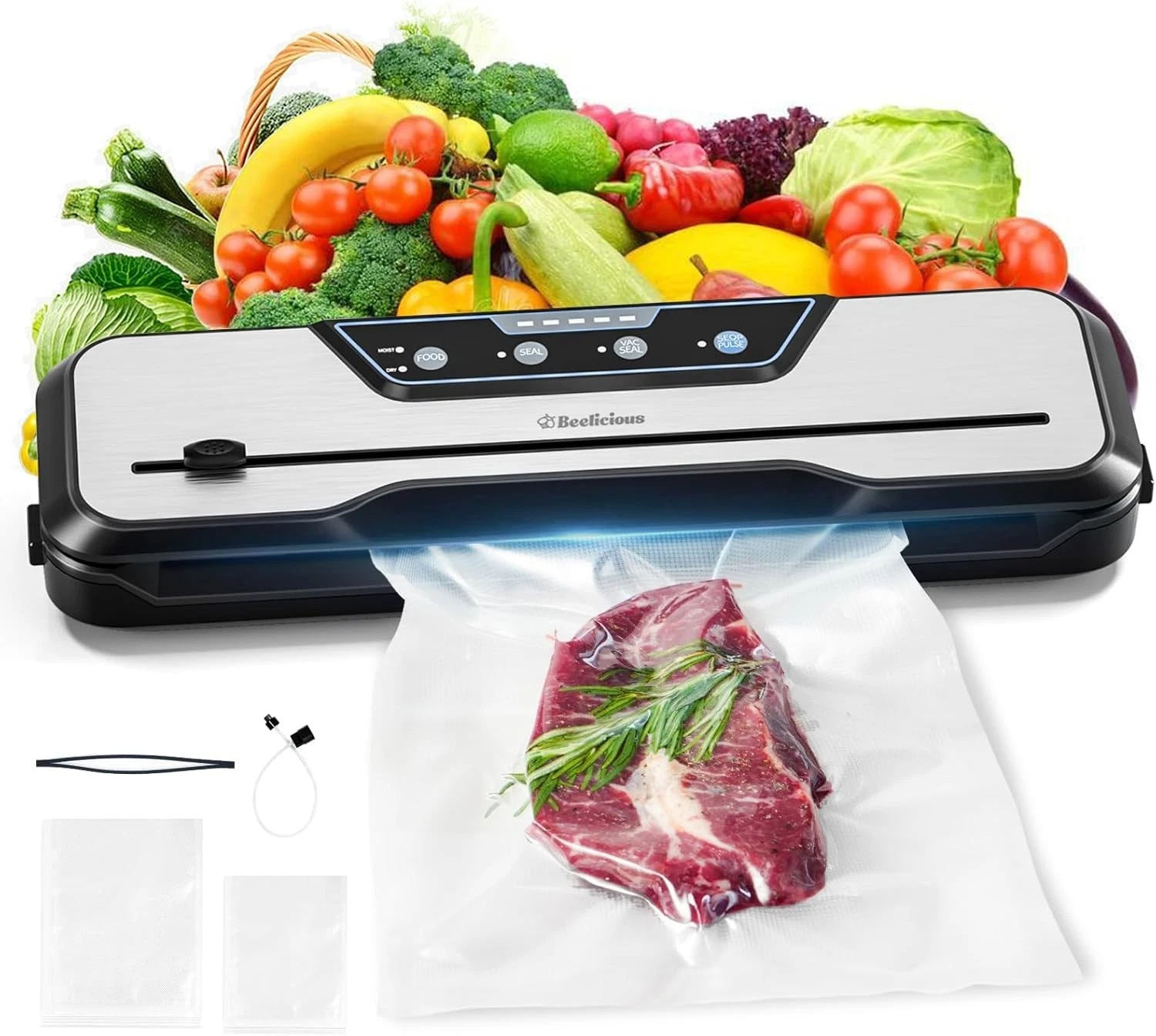 Automatic Food Vacuum Sealer Machine, Food Vacuum Saver with Starter Kit for Jar
Opens in a new wind