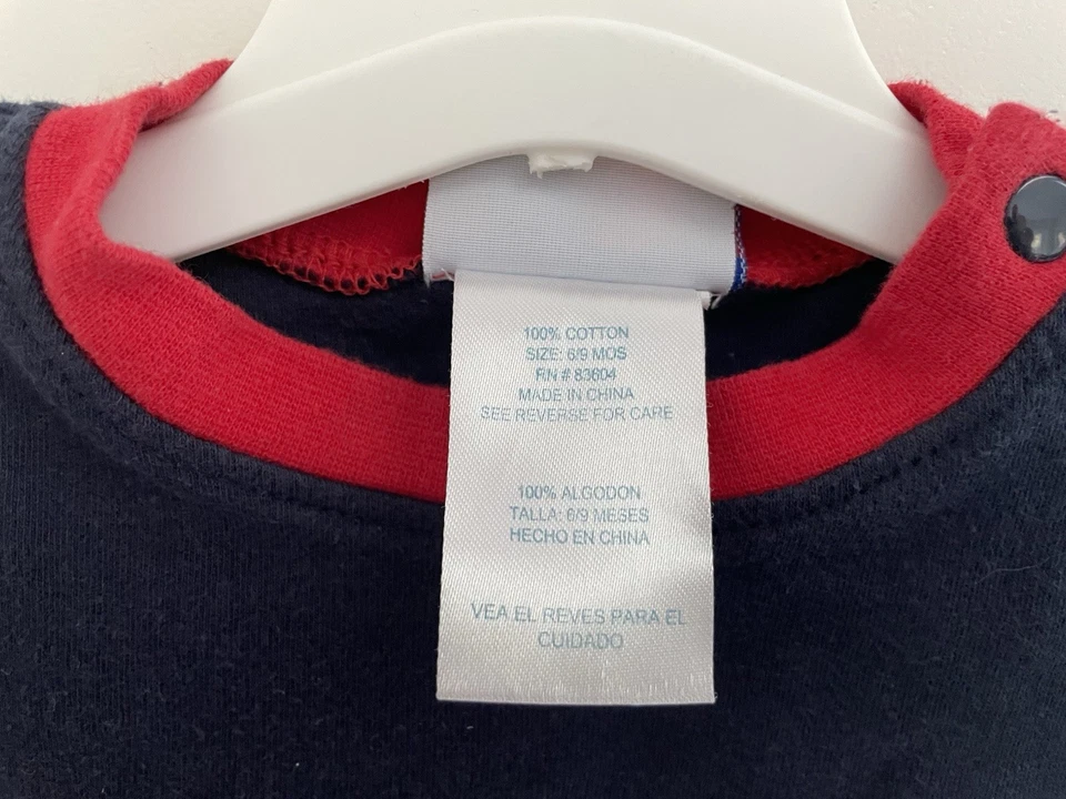 Majestic 男宝宝女孩波士顿红袜队棒球短袖紧身衣裤海军蓝 6/9 个月 — 第 3/4 张图片