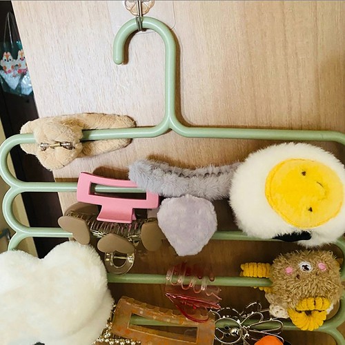 Hair Claw Clip Organizer Handmade Multifunctional Headband Storage Rack*A - Foto 2 di 15