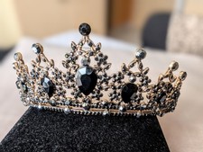 Krone Brautschmuck Gothic Diadem Brautschmuck Krönchen Viktorianisch Steampunk