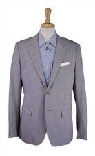 Theory Xylo NP Tailor Mens Light Gray Wool Stretch 2-Btn Blazer Jacket 40R