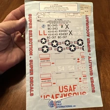 Superscale Decals 720685 1/72 Scale A/B-26 Invaders Lizzie II, Jersey Bounce, 54