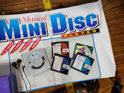 Vintage Mini Portable Disc Player mit CD Neu Bin11 - Bild 4 von 4