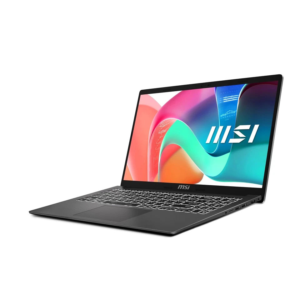 Portátil MSI Moderno 15.6" Ultrabook Core 7-150U 16GB 1TB W11P MOD1514F1008 Foto 3 de 4