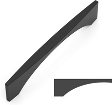 Amerdeco 10 Pack Matte Black Cabinet Pulls 5 Inch 128MM Hole Centers Kitchen Ca