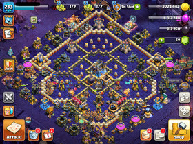 TH18 Most Maxed Defense ⚔️ 93-105-95-80-55 Maxed 4 Heroes 🔥Good Equipment