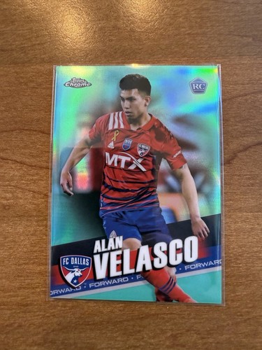 2022 Topps Chrome MLS Alan Velasco Rookie Aqua Refractor 265/299 Argentina - Picture 1 of 2