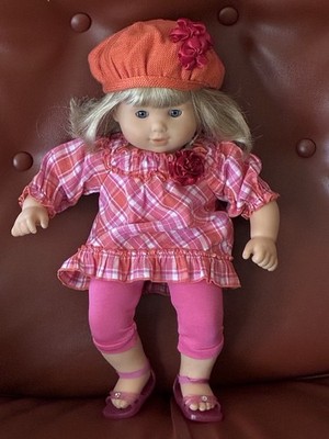 American Girl Itty Bitty Baby Doll Twin, Blond Hair, Blue Eyes with Clothes 2014