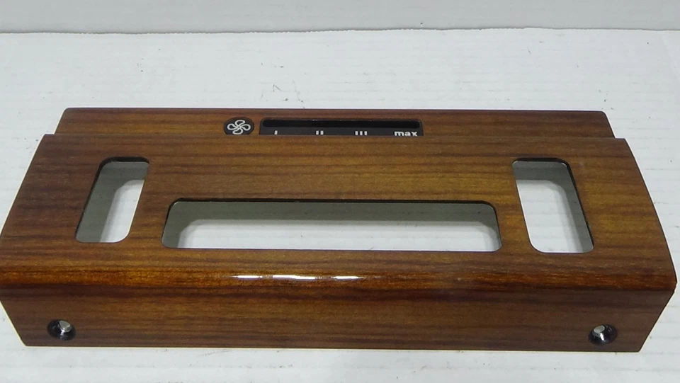 Interruptor de ventilador de control de clima Mercedes Benz W201 190E 1991-1993 moldura madera Foto 2 de 4