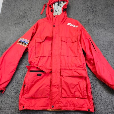 Besson Ski Jacket World Cup Official Teams Supplier Red Full Zip Large
