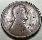 1917 D U.S. Lincoln Wheat Cent Coin Penny 9781N