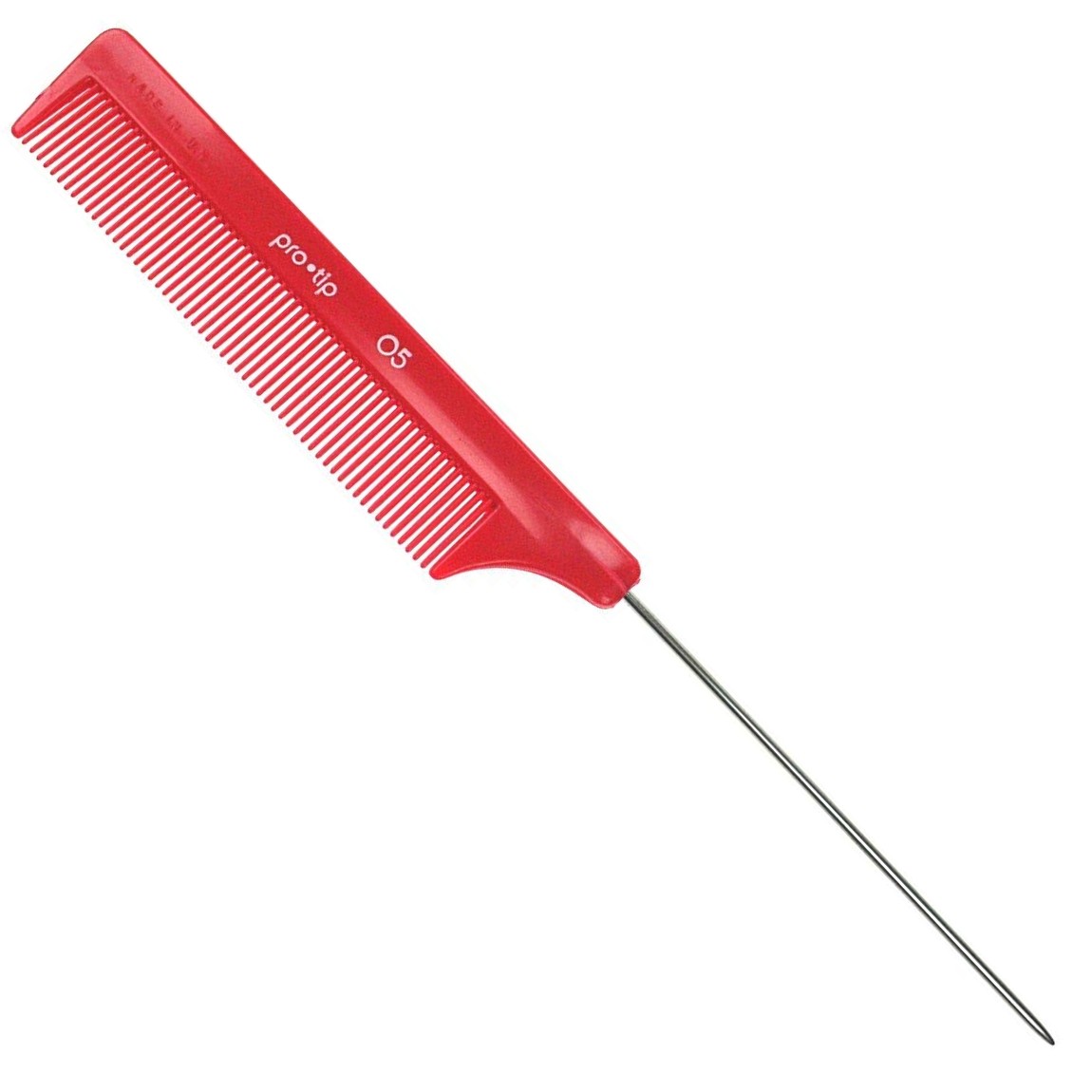 Pro Tip Pin Tail Comb Red