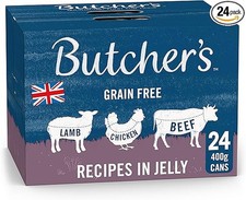 Butcher’s Complete Wet Dog Food 24x400g Grain Free Hypoallergenic Adult 2.78 per kilo