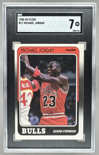 9010016 Michael Jordan 1988 Fleer #17 SGC 7