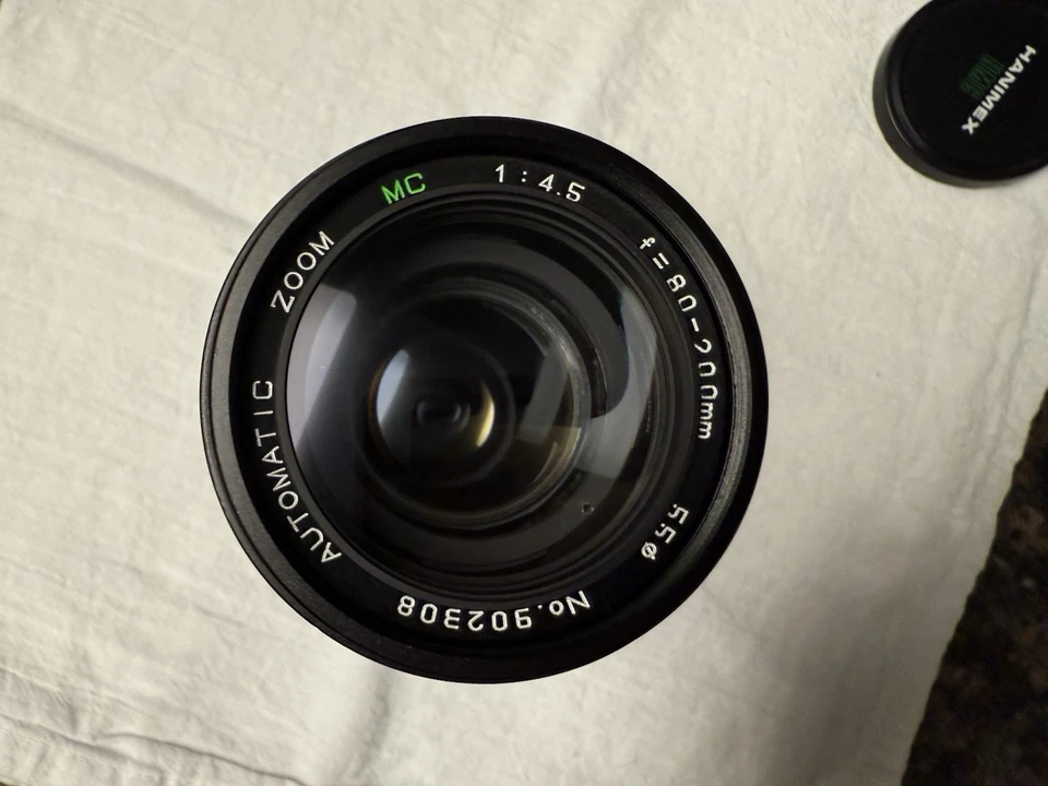 (Casi como nuevo y reconstruido) - Zoom automático Hanimex 80-200 mm F4,5 MC para montaje Canon FD Foto 3 de 4