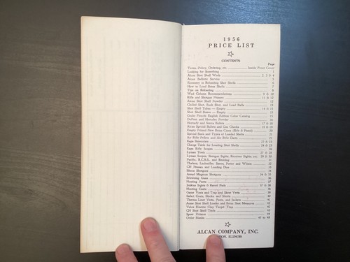 2 Vtg Ammunition Booklets Alcan Ammunition 1956 - Alton, IL & Peters Sporting - Picture 18 of 18