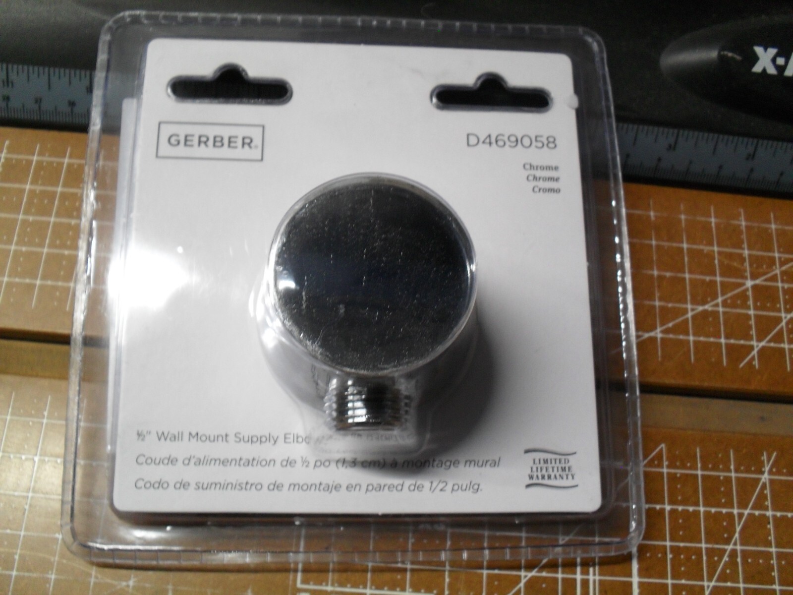 Gerber Danze D469058 Rounds supply elbow Chrome
