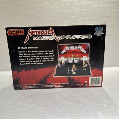 Metallica Master of Puppets Stage & Figure Set Smiti New