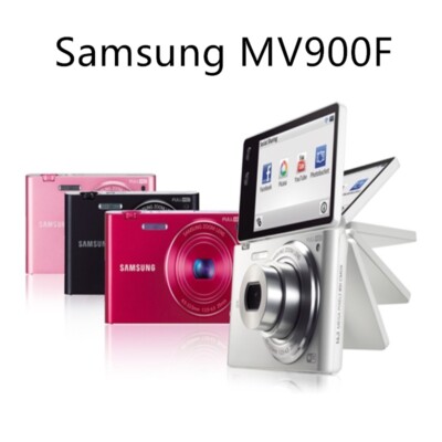 動作確認済み　希少【SAMSUNG コンデジ】MV900F サムスン Samsung MV900f 16.1MP 5x Optical Zoom Flip-out Touch Screen Camera
