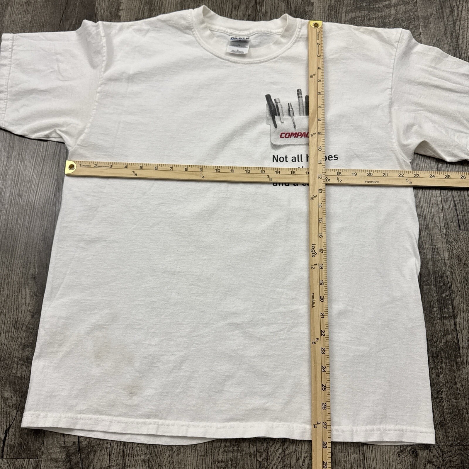 Vintage Compaq Technology Computer Tech T Shirt XL - image 3