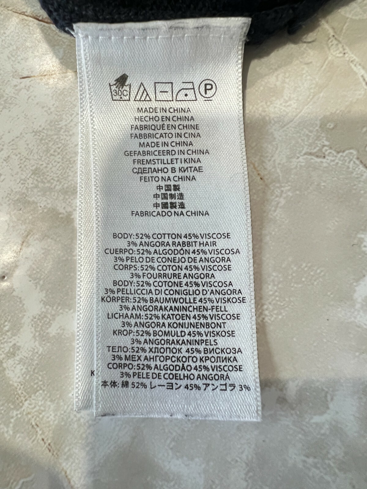 Michael Kors sweater dress with gold chain detail navy size M thumbnail 7