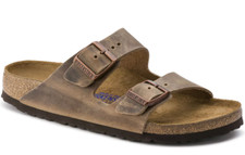 NIB Birkenstock Arizona Soft Foot Bed Slide Sandal in Tobacco 552811 REGULAR
