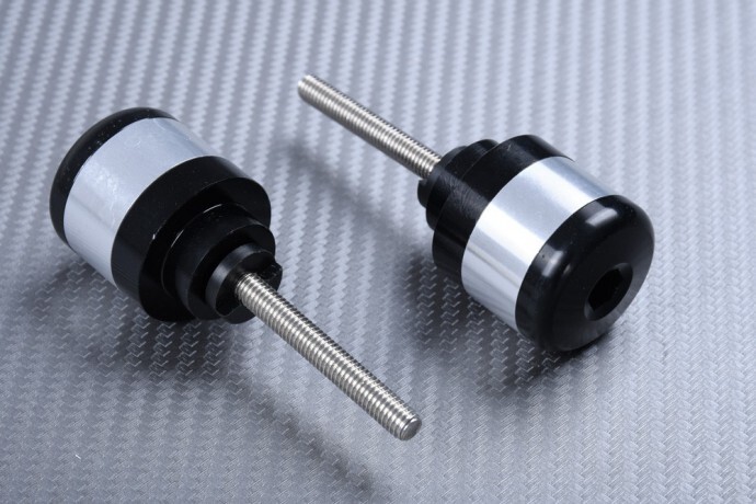 Embout de guidon argent 31mm pour moto Honda CBR 500 R 2013-2015