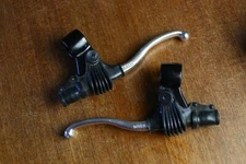 Vintage Dia Compe early MTB / Klunker canti levers with rubber boots! (lot # 74}