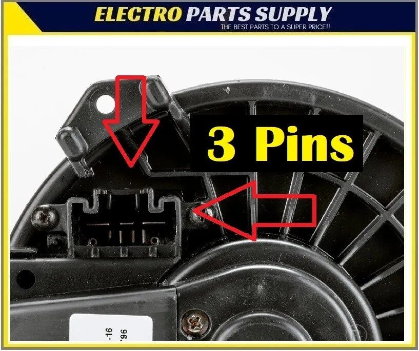 Motor soplador evaporador de aire acondicionado con ventilador de rueda para Corolla 09-19 3 pines Prius Rav4 Foto 2 de 3