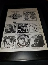 Memphis Sound Al Green/ Ann Peebles/Ace Cannon Rare  Promo Poster Ad Framed!
