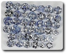 TANZANITE. 1.54 cts. 40 pièces. Tanzanie
