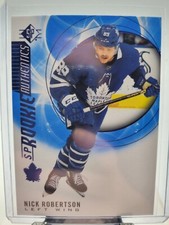 2020-2021 SP Hockey NICK ROBERTSON Blue SP Rookie Authentics #118 RC