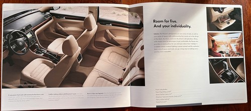 2015 VOLKSWAGEN VW PASSAT SEDAN—18 PAGE U.S. SALES BROCHURE—1.8T TDI V6—NEW NOS - Bild 3 von 5