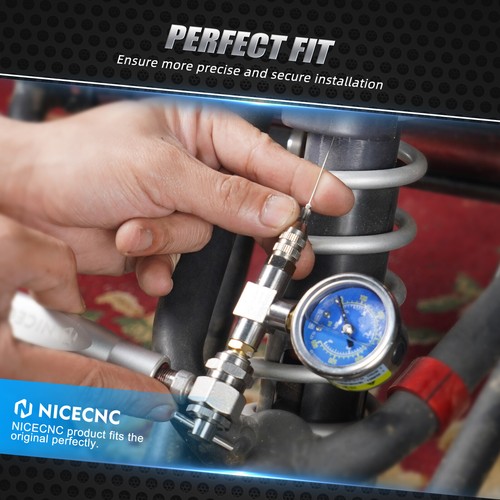 Stainless Steel Shock Nitrogen Needle Fill Tool and 600PSI 4MPa Pressure Range - Picture 4 of 8