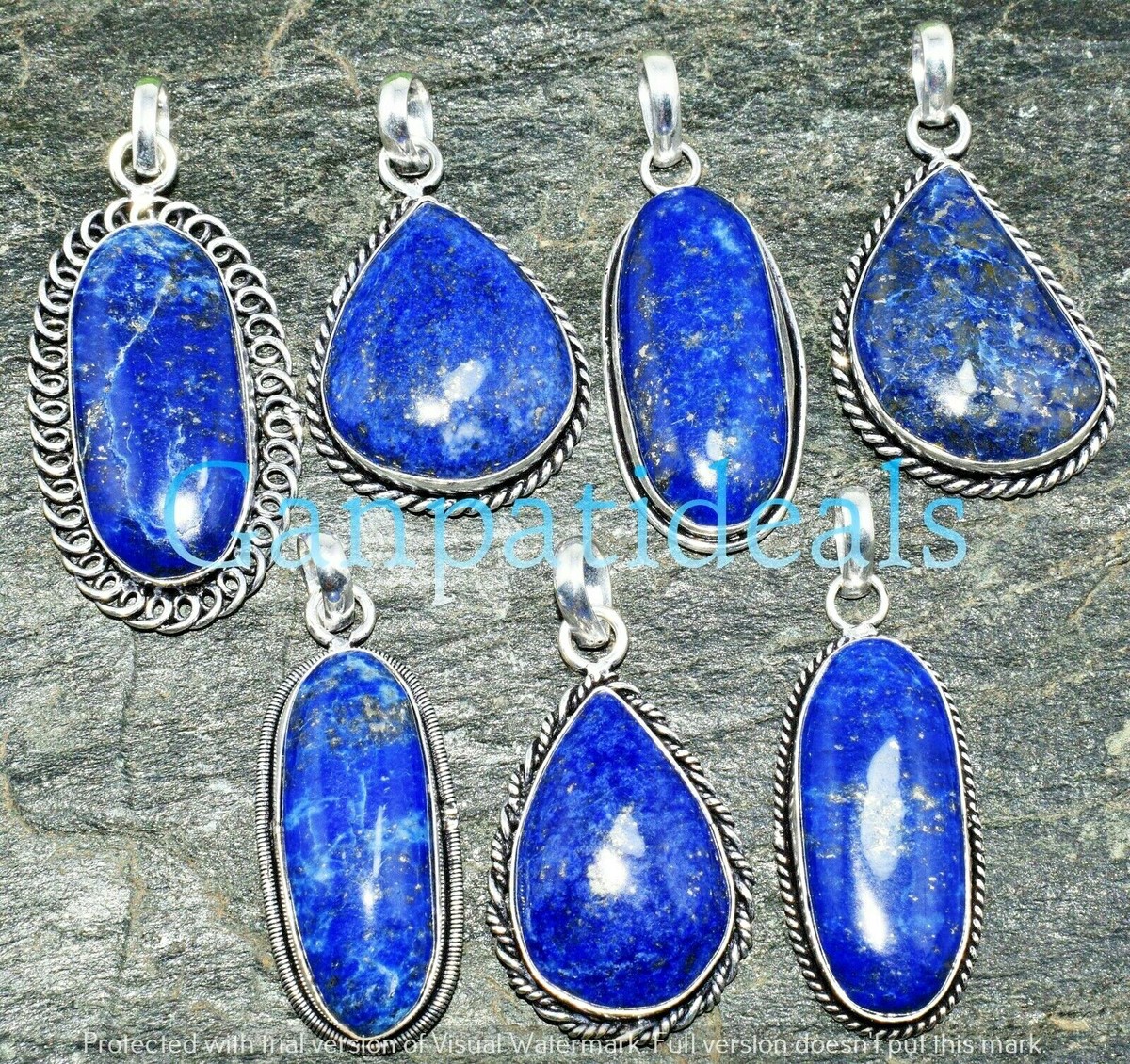 m*o様 ODELE lapis+ Lapis lazuli pendent – Dusang Beads