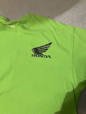 Tシャツ・カットソー HONDA MOTORCYCLE Speed Track nylon Tshirt Ivory Honda Motorcycles T Shirt, Sport bike, Green, XL, Good