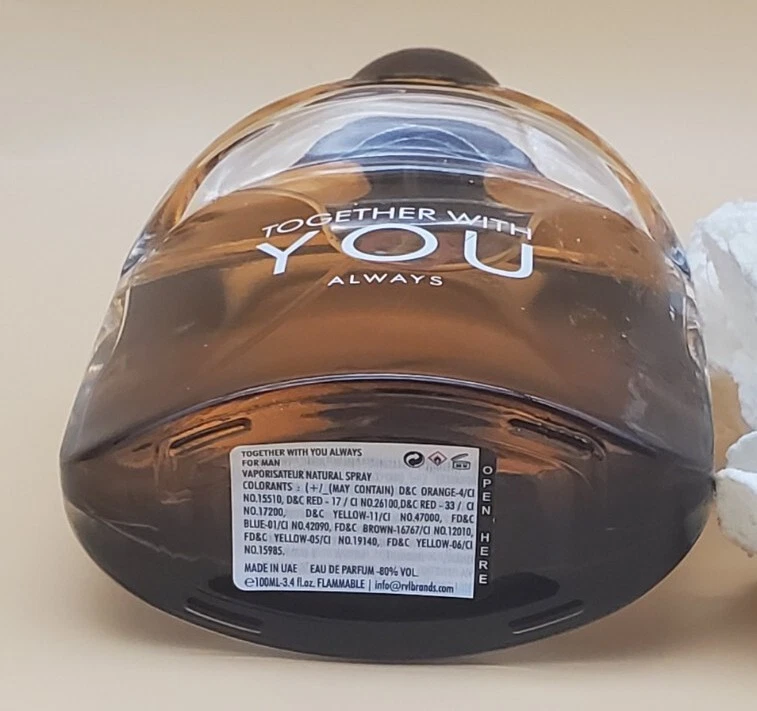 Rvl Together With You Always For Women Eau De Parfum Spray 3.4 Fl Nuevo Foto 3 de 3