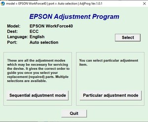 epson workforce 40