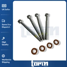 4X Fuel Injector Nozzle Holder Bolt & Washer For Mercedes A B C GL Series Diesel