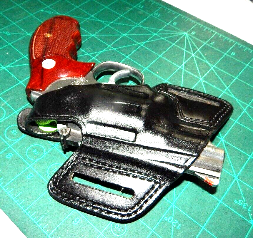 Bianchi Black Widow Hip Holster - Right Hand, Plain Tan, Fits S&W K Frame 2-4 Inch, Taurus, Llama