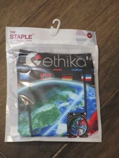 ETHIKA THE STAPLE WORLD FLAGS BOXER BRIEFS  SIZE MEDIUM