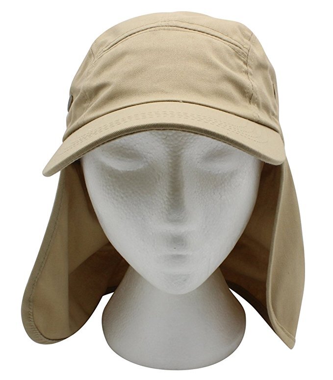 帽子 SEE SEE SUN CAP Neck Cover Garden Hat Camping Cap Hunting Hiking Fishing Ear Flap