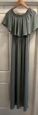 Show Me Your Mumu SILVER SAGE  Hacienda Maxi Dress Size Small Party Beach