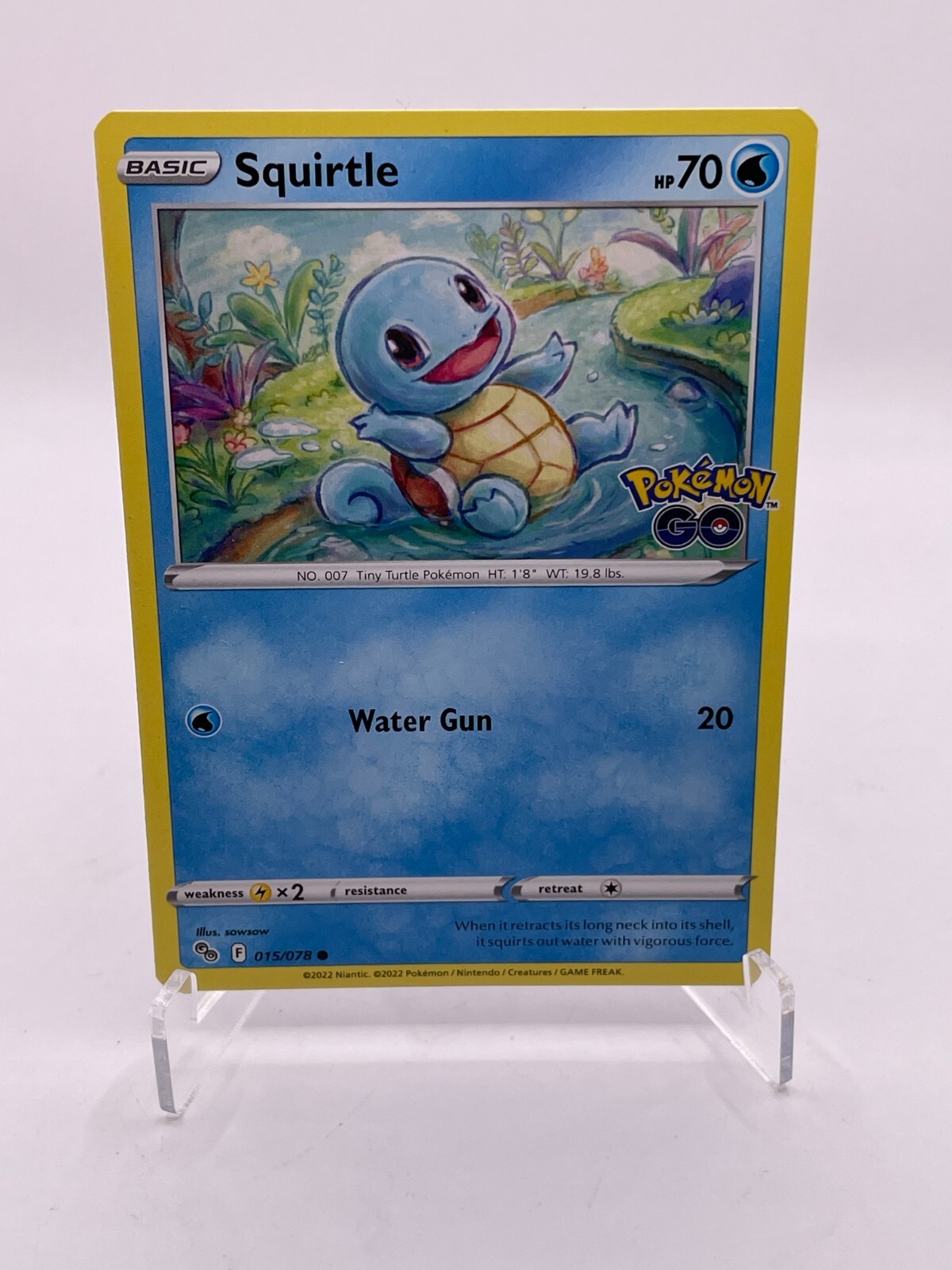 2022 SQUIRTLE Pokemon #15 Mint